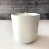 White Concrete Candle