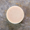 Creamy round goat's milk soaps scented with an oatmeal honey fragrance.