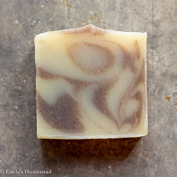 Orange Clove Swirl Soap